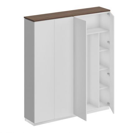 Шкаф комбинированный (закрытый - одежда с дополнением) (180.2x40x203.4) 19* СИ 311-а